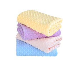 Load image into Gallery viewer, Adult Blanket Baby Children Bubble Quilt Air Conditioning Spring and Autumn Cover Blanket Coral Fleece Blanket
