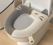 Load image into Gallery viewer, 3pcs Toilet Seat Cover Pads Cushion Four Seasons Household   Cute   Thicker Winter
