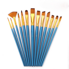 Load image into Gallery viewer, 13 PCs Double Color Nylon Hair Brush Gouache Watercolor Painting Brush Pen Set
