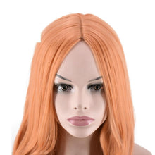 Load image into Gallery viewer, Women Wig Medium Long Curly Hair Big Wave Solid Color Head Cover W170

