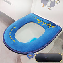 Load image into Gallery viewer, 3pcs Plus-Sized Toilet Mat Toilet Seat Cushion Four Seasons Toilet Seat Cover Household
