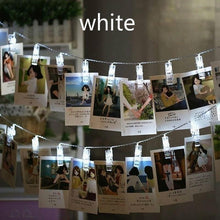 Lade das Bild in den Galerie-Viewer, 10 LEDs/20LEDs Photo Clips String Lights for Wall Wedding Party Christmas Home Decoration
