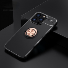 Lade das Bild in den Galerie-Viewer, Ring Bracket Black Blue Phone Case for iPhone13
