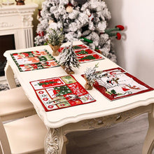 Load image into Gallery viewer, 2PCS Christmas Tablecloths Decorations Tableware Pad 42*32cm Table Mat
