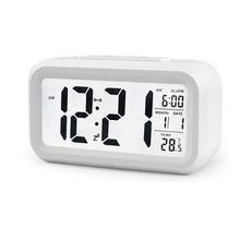 Load image into Gallery viewer, Smart Multi-Function Alarm Clock LED Display Rechargeable/Battery Color Alarm Clock
