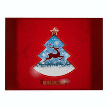 Load image into Gallery viewer, 2PCS Christmas Tablecloths Dinner Table Placemat Tea Party Kitchen Accessories Bowl Cup Pad Drink Coasters

