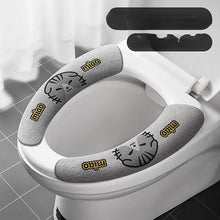 Load image into Gallery viewer, 3pcs Toilet Seat Cover Pads Cute Household Four Seasons    Adhesive Washer Large
