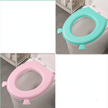 Load image into Gallery viewer, 3pcs Toilet Seat Cover Pads Household   Four Seasons Happy Day Washer Non-Silicone
