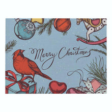 Load image into Gallery viewer, 2pcs Christmas Tablecloths Cartoon Printed Placemats Insulated And Waterproof Table Mats
