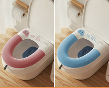 Load image into Gallery viewer, 3pcs Toilet Seat Cover Pads Home    Four Seasons    Cartoon Cute
