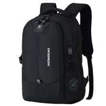 Load image into Gallery viewer, Backpack Black Korean Style Trend Computer Business  Junior School  Men shoulder bag
