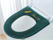 Load image into Gallery viewer, 3pcs Thickened Toilet Pad Household Plush Four Seasons Washable Toilet Cushion
