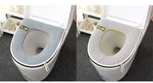 Load image into Gallery viewer, 3pcs Toilet Seat Cover Pads Linen    Summer Thin Section Zipper   Healthy and Soft
