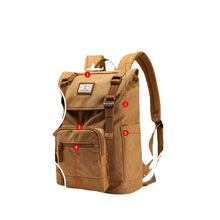 Lade das Bild in den Galerie-Viewer, Backpack Schoolbag College Student Japanese Harajuku Style  Men's Fashion Brand Canvas Bag Large-Capacity  Women's Artistic
