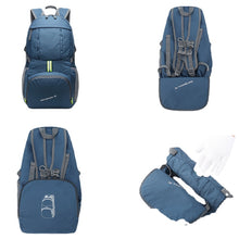 Lade das Bild in den Galerie-Viewer, Sports Bag Folding Storage Backpack Waterproof Nylon Hiking Backpack
