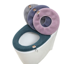 Load image into Gallery viewer, 3pcs Toilet Seat Cover Pads Cushion Household     Four Seasons Closestool Cushion Washable
