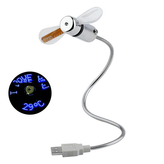 Electric Fan Silent Low Noise Long Lasting Durable Add Ambient Luminous Clock for Summer
