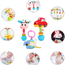 Load image into Gallery viewer, 0-1 Year Old Baby Toys Baby Comfort Educational Rattle Bed Bell
