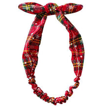 Load image into Gallery viewer, 2Pcs Bunny Ears Christmas Gift Cute Scrunchie Pack Hair Accessories Head Band Rabbit Headbands for Women Ties Bands
