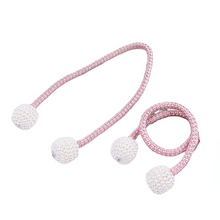 Load image into Gallery viewer, 19-Color Simple Thick Rope Pearl Magnetic Snap Curtain Magnetic Button Magnetic Snap
