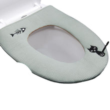 Load image into Gallery viewer, 3pcs Toilet Seat Cover Pads Winter Universal   Thick Cushion Washable
