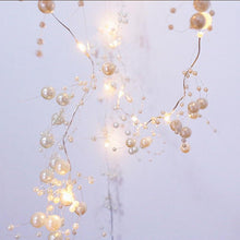 Load image into Gallery viewer, 3M Pearl Light String Holiday Lamp AAA Battery Operate Weddings Gardens Jewelry Decoration
