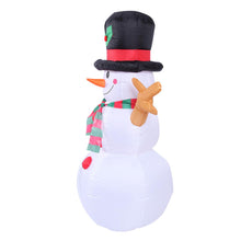 Lade das Bild in den Galerie-Viewer, 1.6M Christmas Snowman Inflatable Model Twig Snowman Doll Christmas Decoration Dressing Supplies
