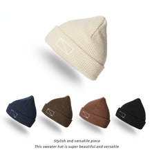 Load image into Gallery viewer, Warm Winter Knit Beanie Hats Woolen Cap Fashion Brand Big Head Circumference Thin Closed Toe Men Unisex
