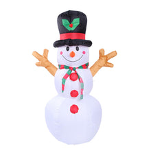 Lade das Bild in den Galerie-Viewer, 1.6M Christmas Snowman Inflatable Model Twig Snowman Doll Christmas Decoration Dressing Supplies
