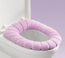 Load image into Gallery viewer, 3pcs Toilet Seat Cover Pads AG Silver Ion Antibacterial Universal  Pad Winter  Trap Warm
