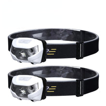 Load image into Gallery viewer, Head Light Outdoor Lighting Led Strong Night Fishing USB Rechargeable Waterproof Mini

