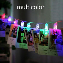 Lade das Bild in den Galerie-Viewer, 10 LEDs/20LEDs Photo Clips String Lights for Wall Wedding Party Christmas Home Decoration
