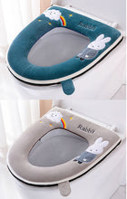 Load image into Gallery viewer, 3pcs Toilet Seat Cover Pads Home    Four Seasons    Cartoon Cute
