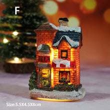 Lade das Bild in den Galerie-Viewer, 2pcs Mini Merry Christmas Decor Christmas Ornamnet Christmas Resin House
