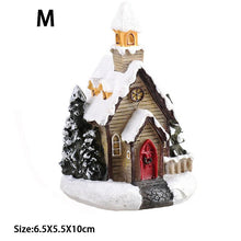 Lade das Bild in den Galerie-Viewer, 2pcs Mini Merry Christmas Decor Christmas Ornamnet Christmas Resin House
